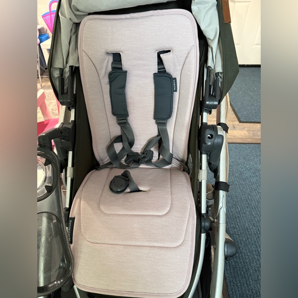 UPPABaby Reversible Seat Liner in Light Pink